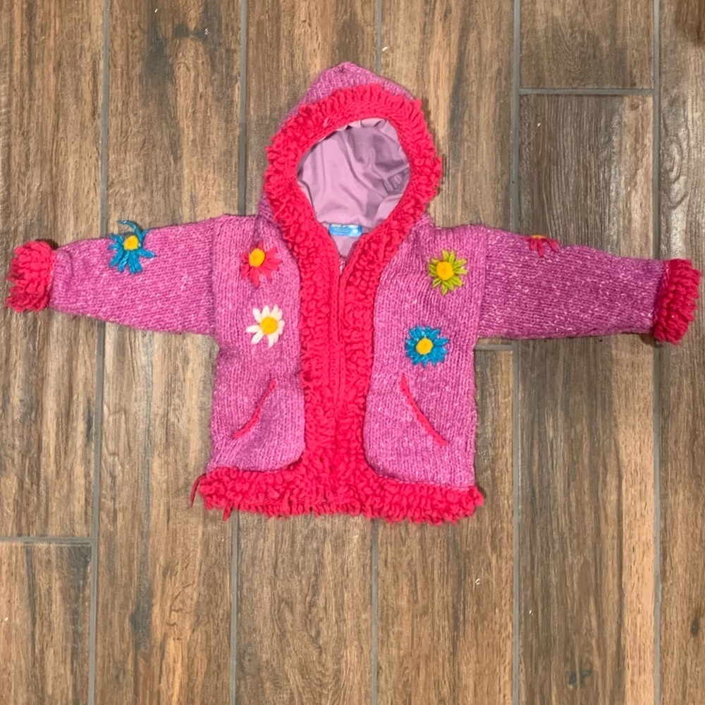 Kids Girls Pink 2T Handmade Norskwear Jacket